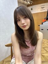 ガーデン 銀座(GARDEN)&nbsp;レイヤー ミディアムヘア ミディアムレイヤー 前髪カット