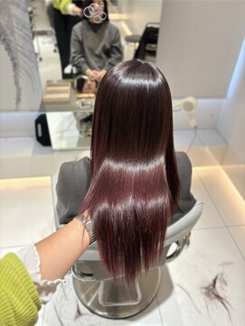 シー 立川(Si) 美髪縮毛矯正/ワインレッド/美髪トリートメント