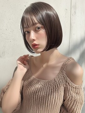 ヴェイン 渋谷(vain) 20代 艶髪 髪質改善 透明感カラー ボブ アッシュブラウン