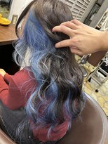 ヘアーデザインルアナ(Hair design Luana.) インナーブルー