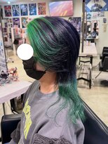 トーキョー オタクヘアー(TOKYO OTAKU HAIR) 忍たま 食満留三郎 推しカラー ポイントカラー デザインカラー