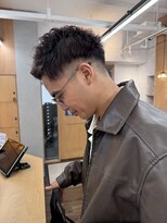 ヘアースペースブルーム プリュス 石橋店(HAIR SPACE BLOOM plus) 石橋阪大前/メンズカット/短髪/ニュアンスパーマ/簡単セット