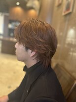 宮崎理容院&nbsp;ブラウンカラー&ニュアンスパーマ91