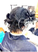 卒業式ヘアセット