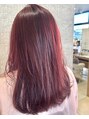 シェイト レイヤーカット 天神(ciate) ブリーチなしダブルカラーでつくるRed/レイヤーカット/ブリーチ