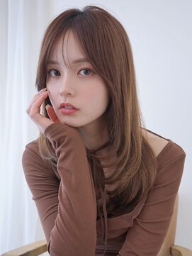 ネオリーブ チロル 横浜西口店(Neolive CiroL.) 水光肌ヘーゼルベージュダブルカラーワンホンレイヤー【横浜】