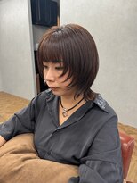マルクヘアケア(MALQ HAIR CARE)&nbsp;ベージュカラー×くびれウルフレイヤー
