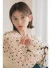 【期間限定】透明感カラー+髪質改善TR+マイクロバブル ￥12200