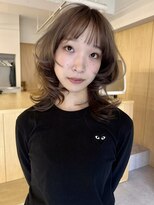 バベル 西宮(BABEL)&nbsp;ミディアムレイヤー/ハッシュカット/ラベンダーカラー