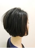 前下がりボブ×ワンカールパーマ【表参道 青山 原宿】