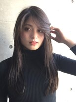 ニコアヘアデザイン(Nicoa hair design) アッシュグレージュの無造作ロング