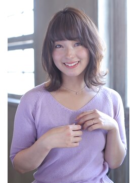 ナナナ パレナ 大津膳所店(nanana parena) 外ハネワンカールフェミニンボブ【nananaparena】