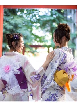 ヘアメイク エンカレッジ(HAIR MAKE encourage) 浴衣スタイル