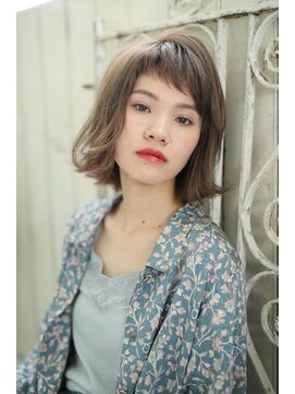 ソワン ドゥ ブレス 立花店(soin de brace) 大人クールショート/オリーブグレー/大人ガーリー