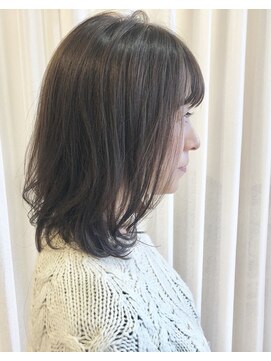 ラブハーツアンドビー イバラキ(luve heart's And Be ibaraki) アッシュベージュミディ