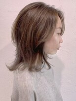 レクタ(recta)&nbsp;【美容室　京都　伏見　ｒｅｃｔａ】外ハネミディアムウルフ★