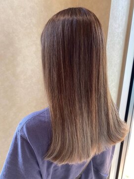 アース コアフュールボーテ 上越店(EARTH coiffure beaute) バレイヤージュカラー