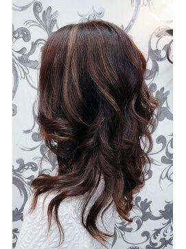 コアフールソレイユ(coiffeur SOLEIL) 大人女性のハイライトデザインカラー