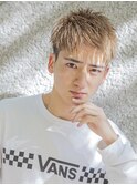 小久保style☆2wayバングフェザーバングプラチナベージュウルフ