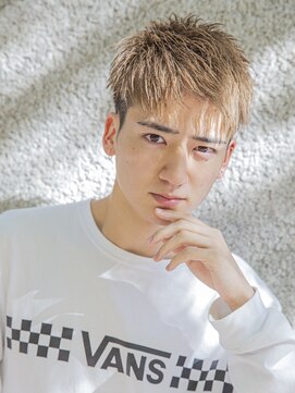 アイヴィ 表参道(IVY) 小久保style☆2wayバングフェザーバングプラチナベージュウルフ