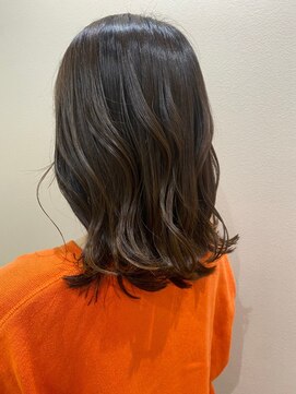 フロート 小阪店(float) 髪質改善トリートメント_マロンベージュ Aラインボブ かきあげ