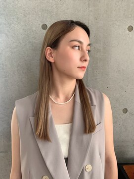 エアー 大阪(AIR) 【air-OSAKA】山本莉子　ストレートヘア