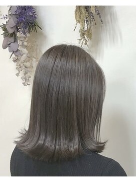 マロン(MARRON) 【髪質改善☆】きりっぱなしボブ×シナモンベージュ