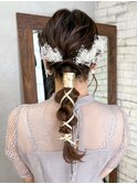 ヘアアレンジ_グレージュカラーボブウルフ_ba401641