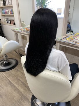 シャルム(Charme) ロング/うる艶ブルーブラック