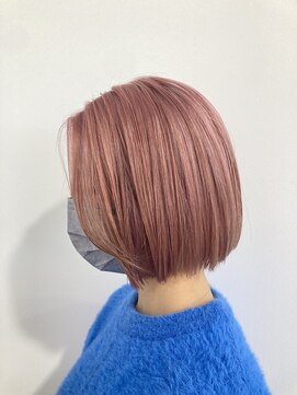 ゲーム 原宿店(GAME) ピンクベージュ/ダブルカラー/ケアブリーチ/髪質改善/原宿