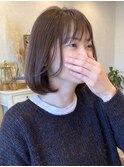 ミルティ☆ストカールをかけた韓国風ワンカールボブ