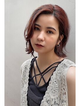 エアー 横浜(AIR) 【湯田】暖色系カラーでレディーライクなヘア