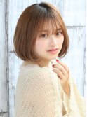 ミルクブラウン/ダークパープル/ナチュラルショート/夏/町田
