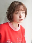 【高木】ショートボブ前髪カット丸みボブ大人可愛いボブショート