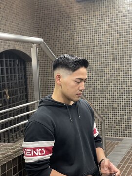 ヒロギンザ 大阪本店(HIRO GINZA) 七三スキンフェード