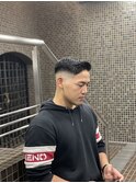 七三スキンフェード