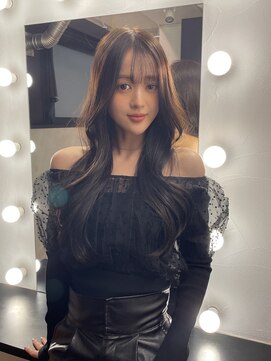 ザシェノンアオヤマ(THE CHAINON AOYAMA) 韓国くびれロング｜ダークグレージュ｜