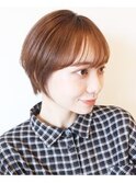 【 I. 】30代からのナチュラル前下がりショートボブ 川口