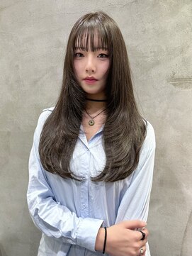 ロンドネートゥル 新潟(Lond naitre) オリーブグレージュのレイヤーロング (新潟/万代)