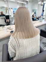 ベレーザ 渋谷(BELEZA)&nbsp;7478ブロンドベージュハイライトバレイヤージュハイトーンカラー