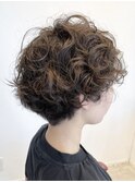 ショートボブのパーマスタイル