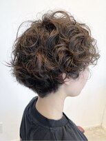 アジール(asile)&nbsp;ショートボブのパーマスタイル