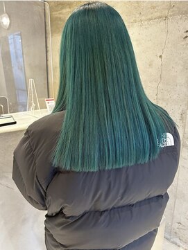 ニール(nier) モスグリーンダブルカラーロング中区袋町
