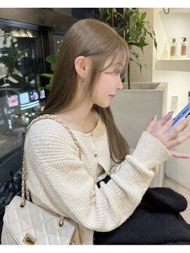 ジーナ 渋谷神南(Zina) 韓国ヘア＊アッシュオリーブカラー＊shion【Zina渋谷神南】