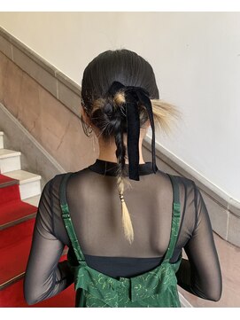 ブラン 阪急伊丹駅前店(Blanc.) ヘアセット　結婚式　ヘアアレンジ　カチモリヘアー