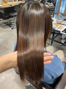 レオン(Re:ON) 縮毛矯正×セミロング