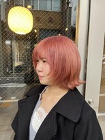 ルフレ 新宿本店2nd(Reflet)&nbsp;ウルフカット/ハイトーン/ピンクカラー/ブリーチ
