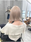 ダブルカラーハイトーンカラーケアブリーチインナーカラー#原宿
