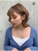 ミルクブラウン/ダークパープル/ナチュラルショート/夏/上尾