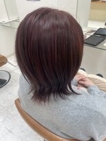 ヘアポジション 東通(HAIR Position)&nbsp;ブリーチなし★ダブルカラー★ピンクレッド